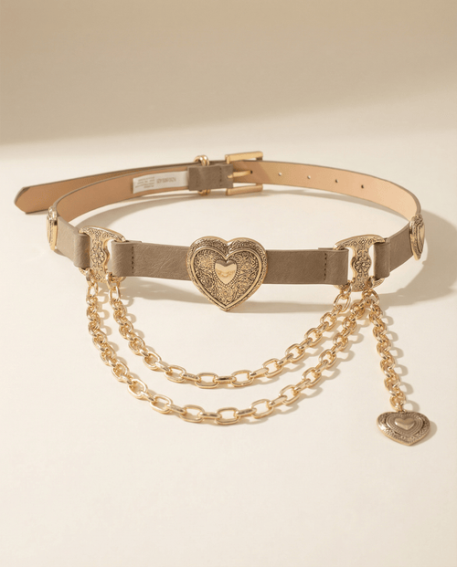 Love Links Taupe Belt