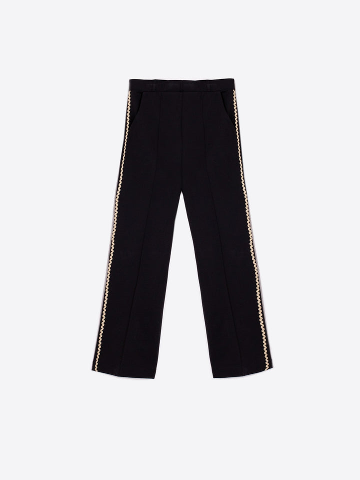 Gold Ric Rac Pants