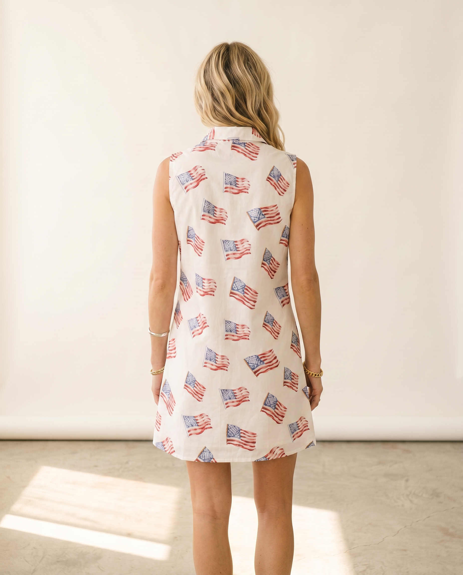 Sleeveless Flag Dress