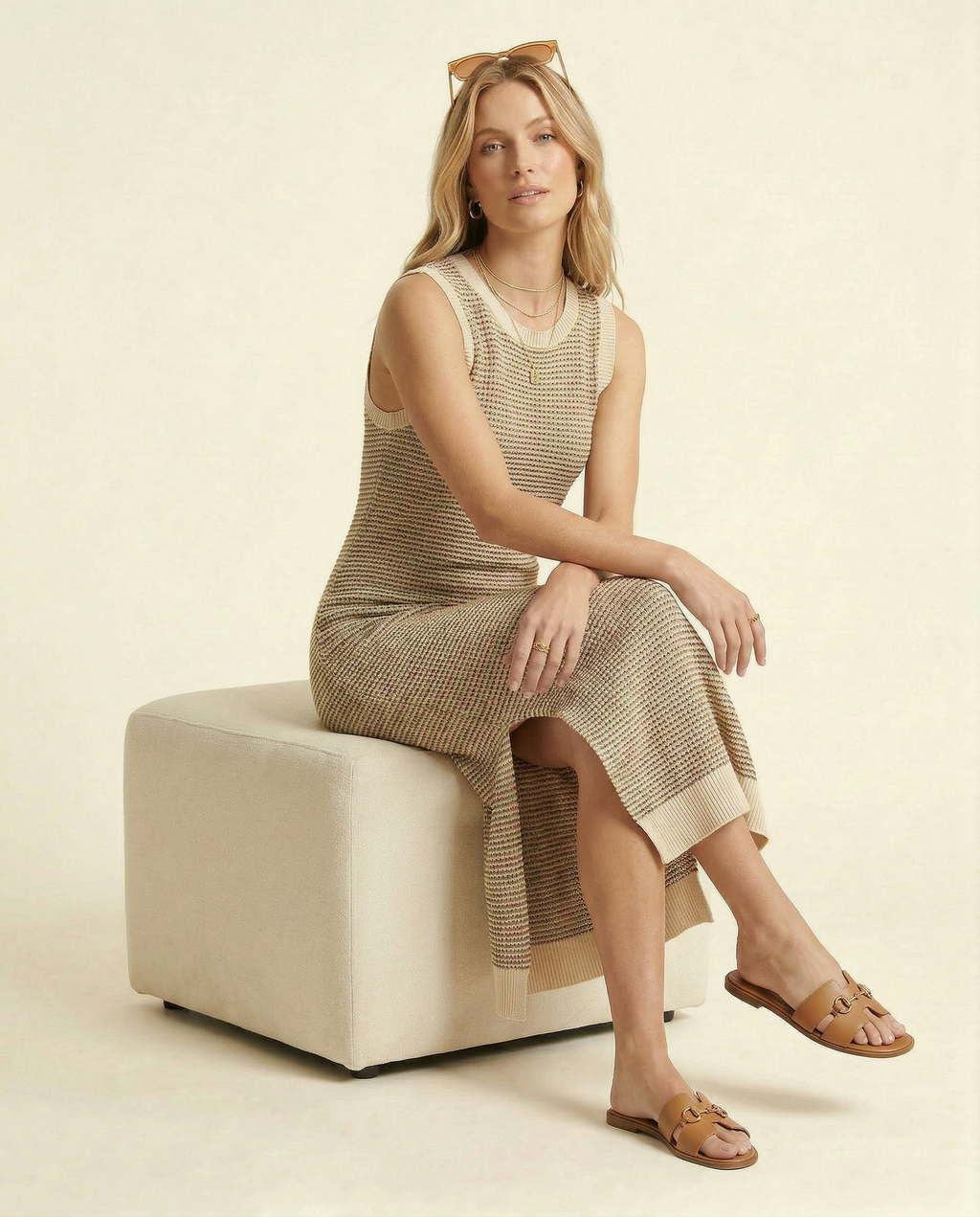 Sadia Stitch Knit Dress