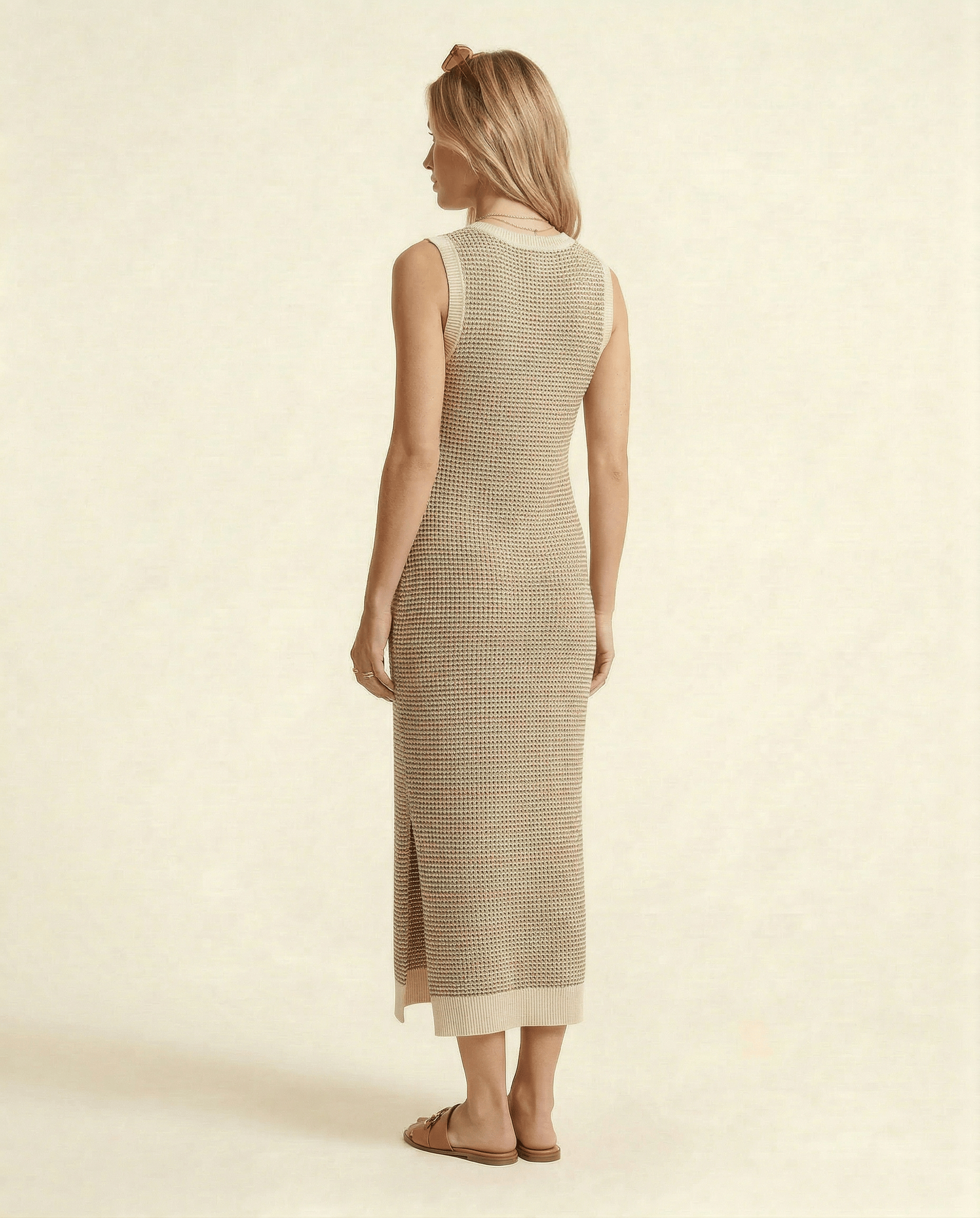 Sadia Stitch Knit Dress - L Sadia Stitch Knit Dress - L