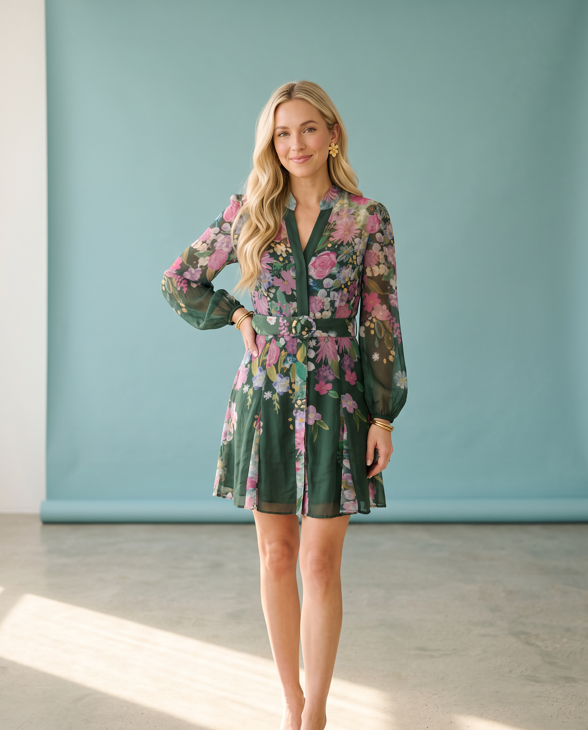 Emerald Garden Enchantment Dress