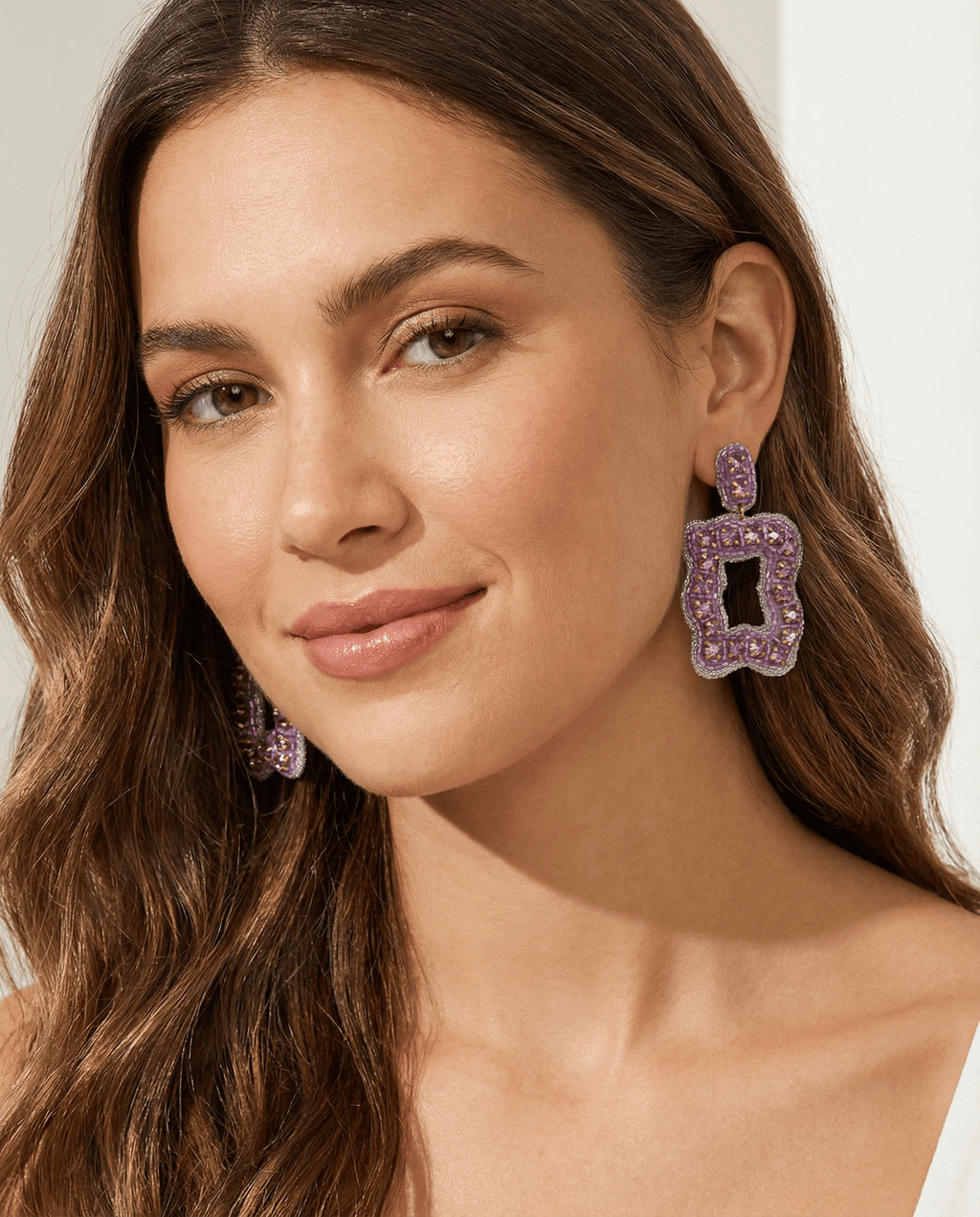 Hometown Purple Earrings