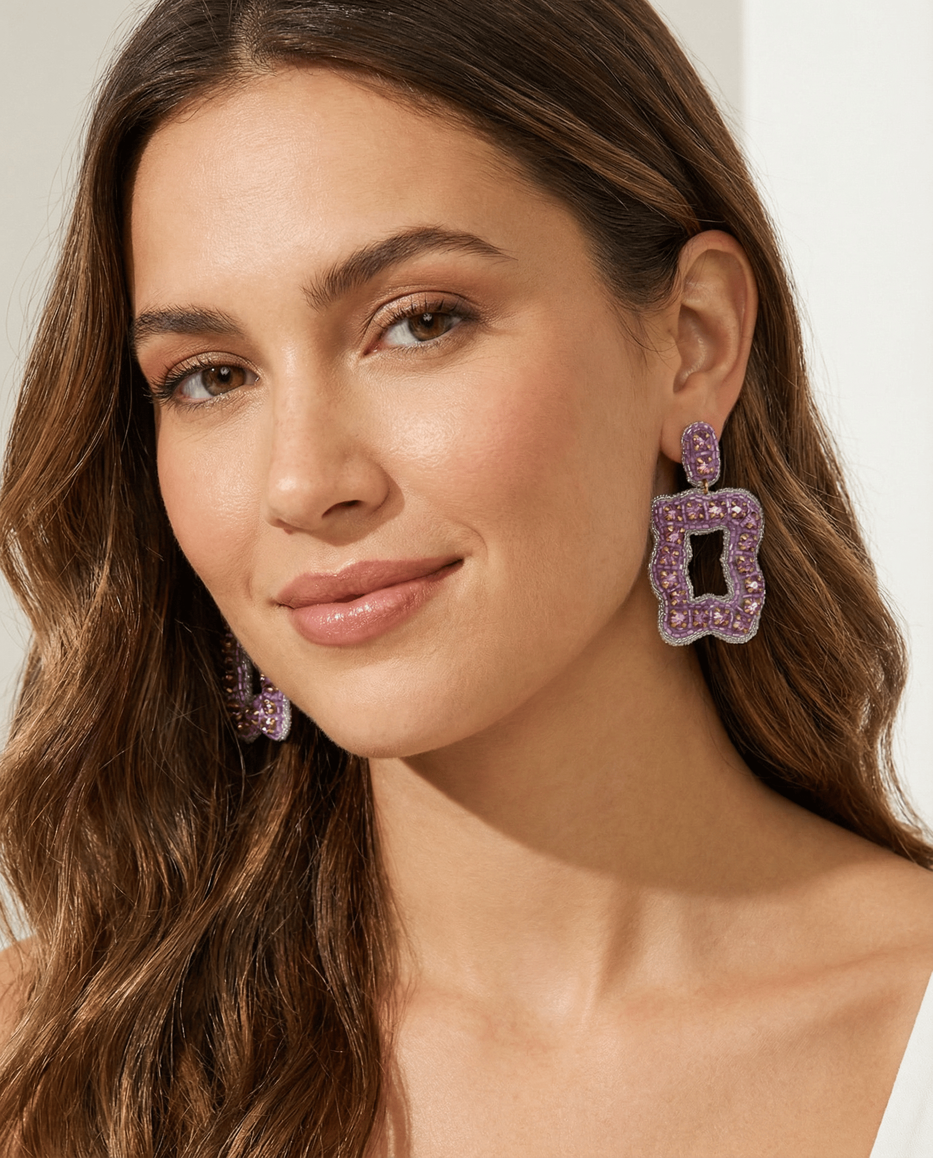 Hometown Purple Earrings