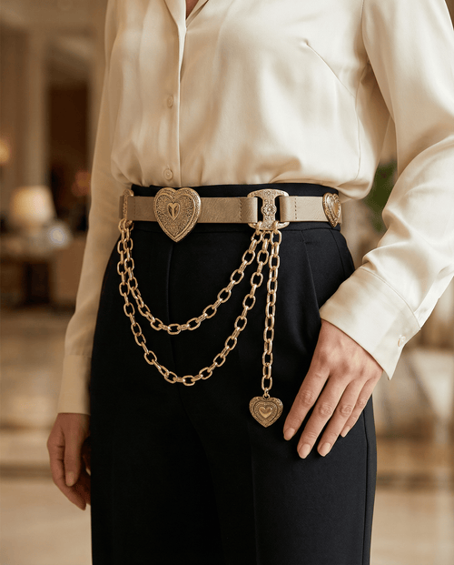 gold-heart-belt-taupe-strap-chain-details