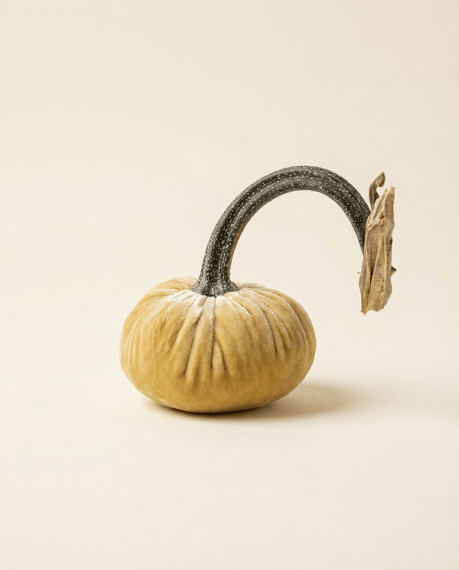 3” Velvet Pumpkin