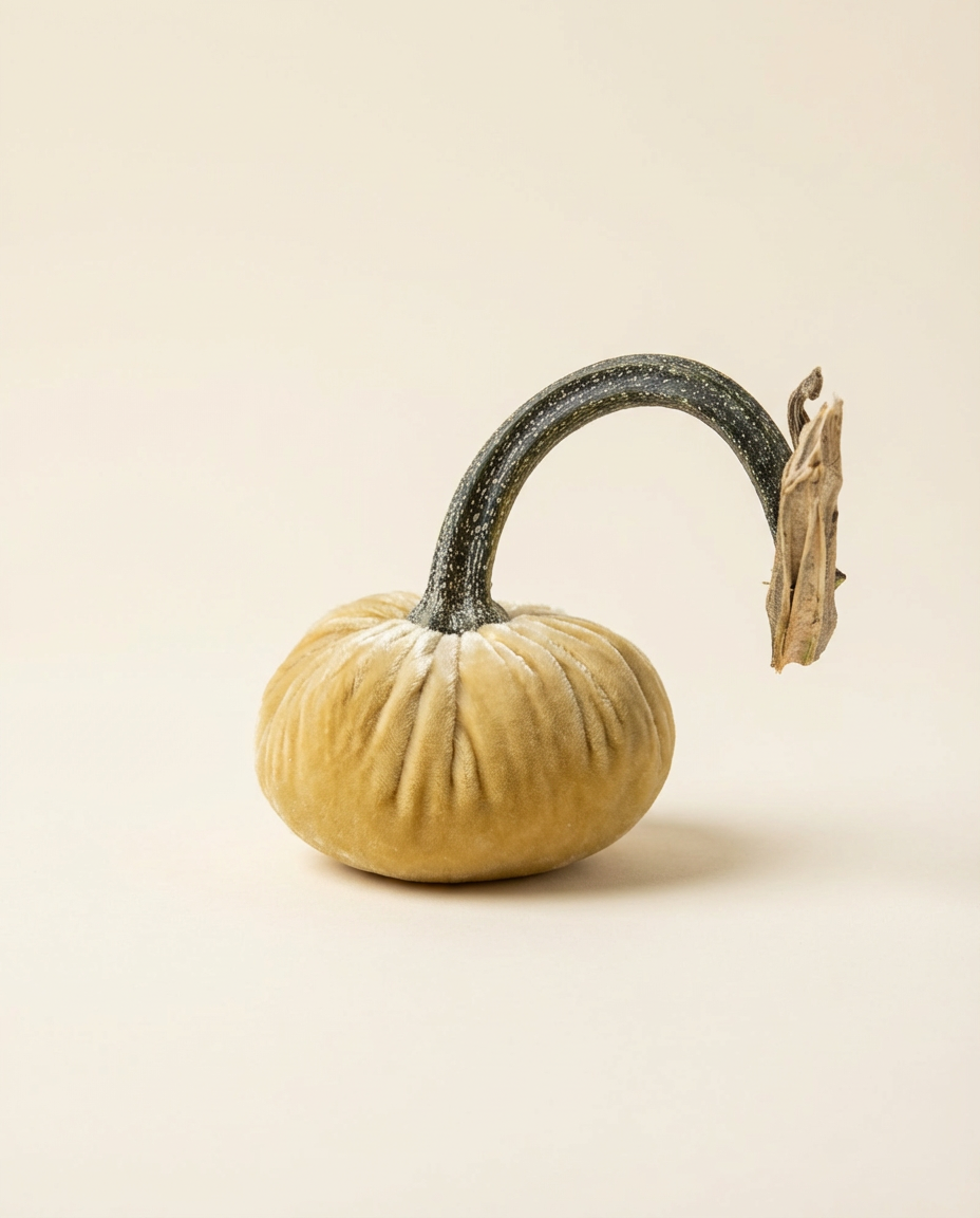 3” Velvet Pumpkin