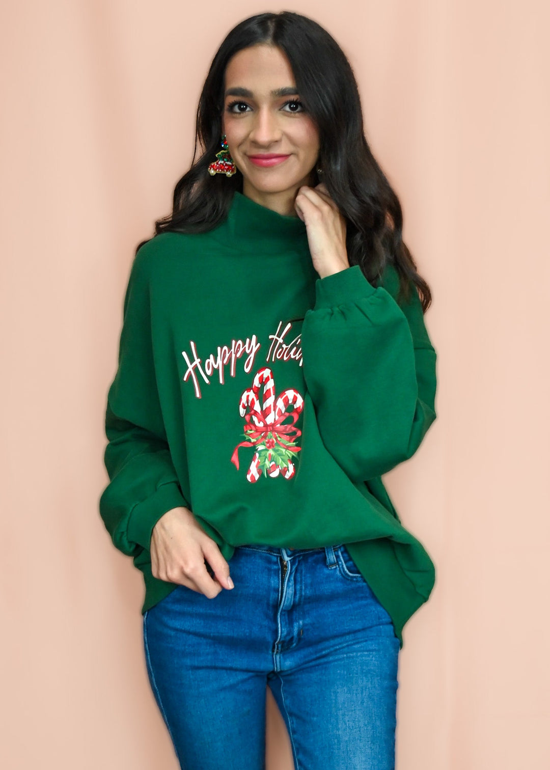 Happy Holidays Organic Cotton Sweatshirt