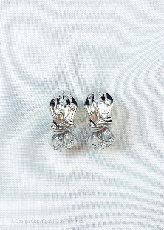 Signature Silver Knot Hoops