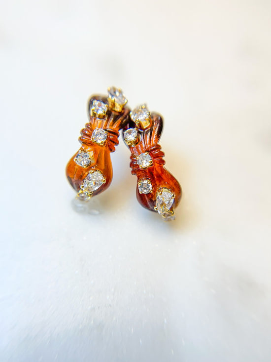 Medium Tortoise Knot Hoops