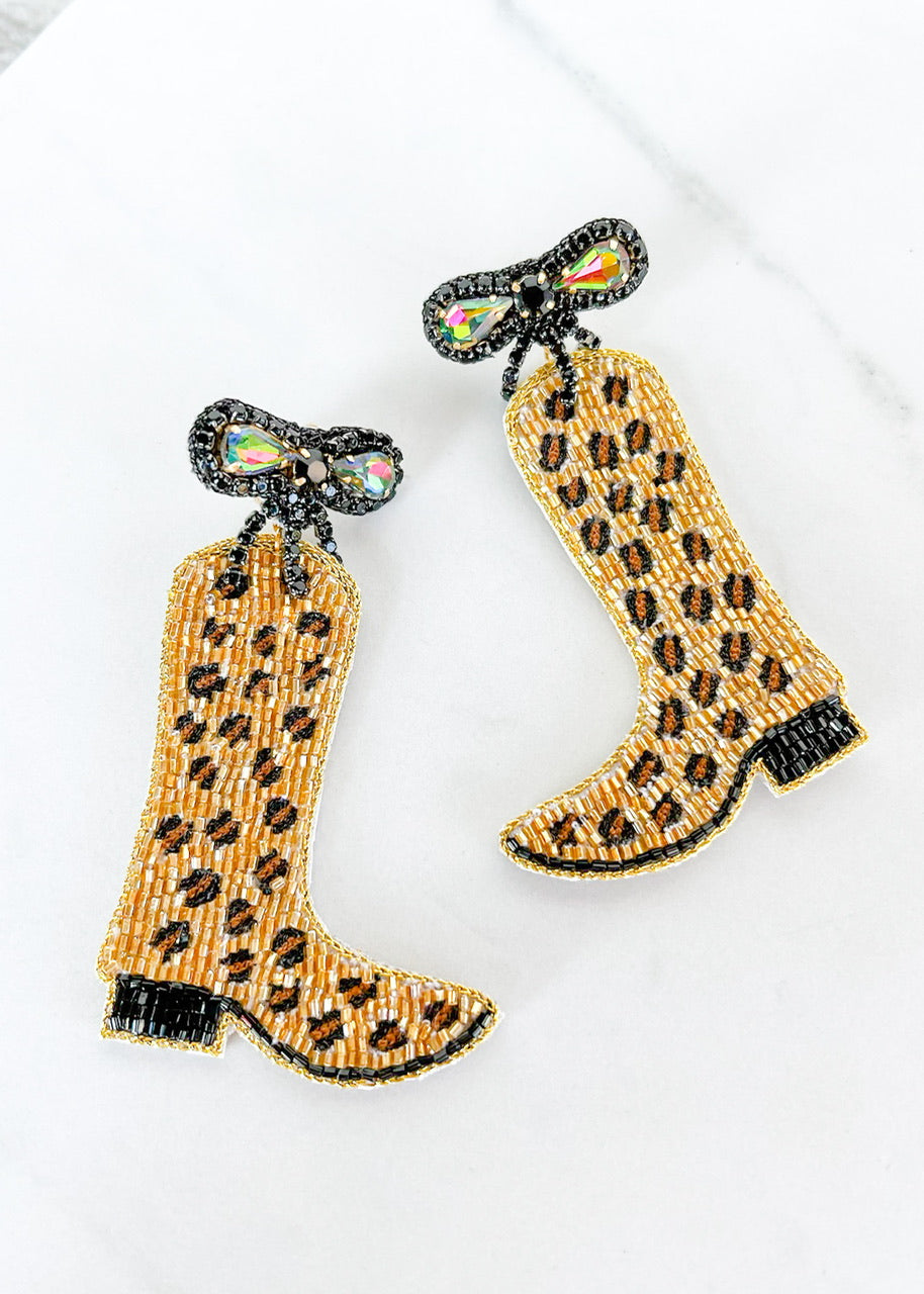 Safari Boot Earrings