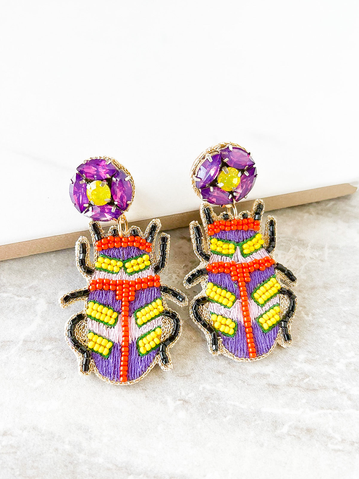 Retro Bug Earrings