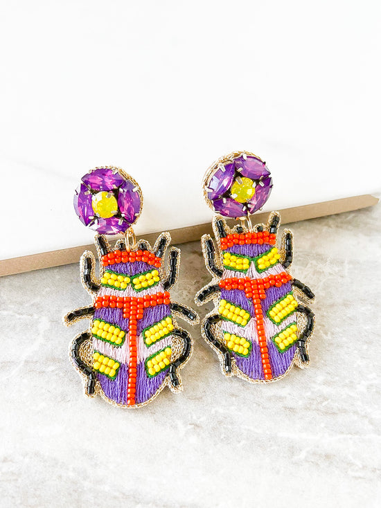 Retro Bug Earrings