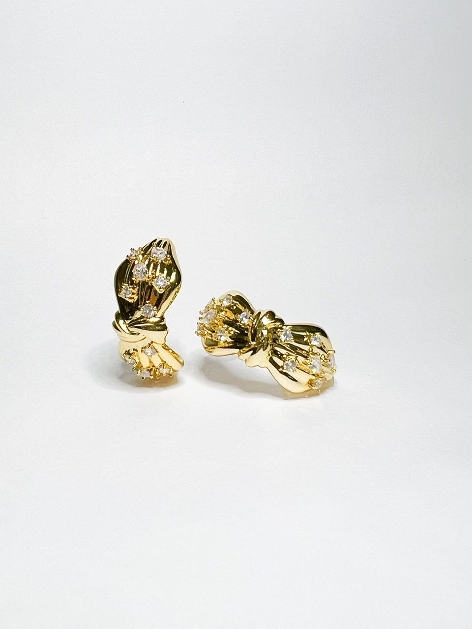 Signature Gold Knot Hoops