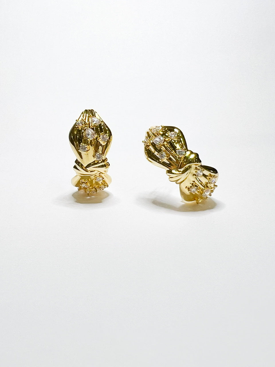 Signature Gold Knot Hoops