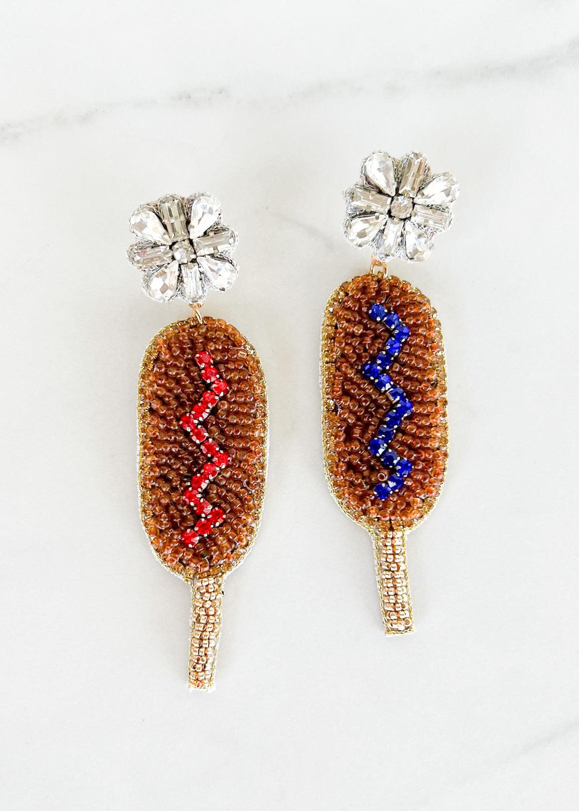 American Corn Dog Earrings - Dos Femmes