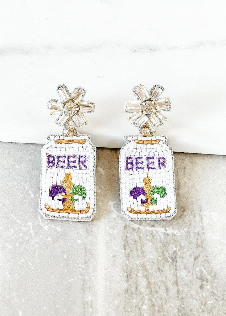 Bayou Beer Earrings - Dos Femmes