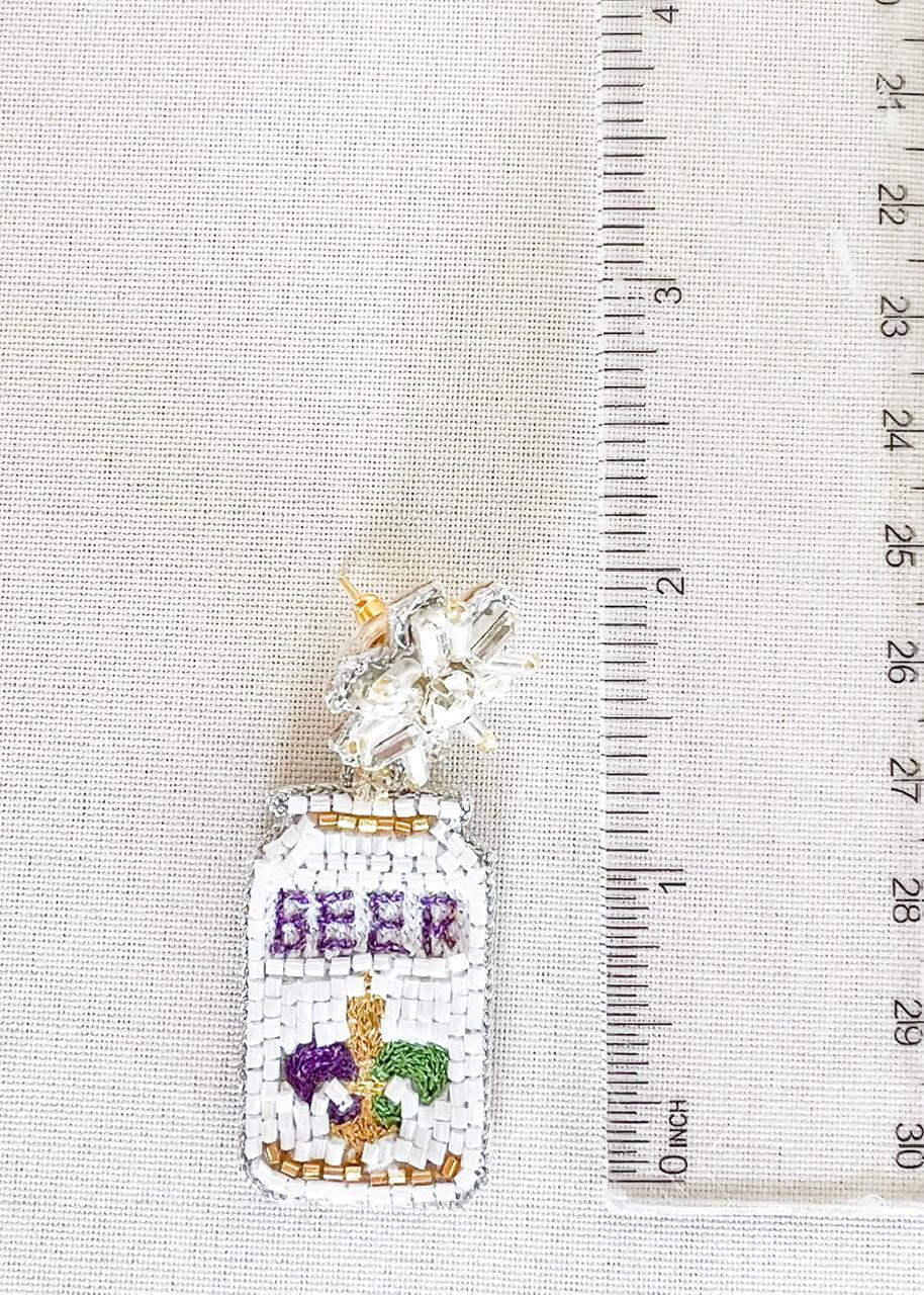 Bayou Beer Earrings - Dos Femmes