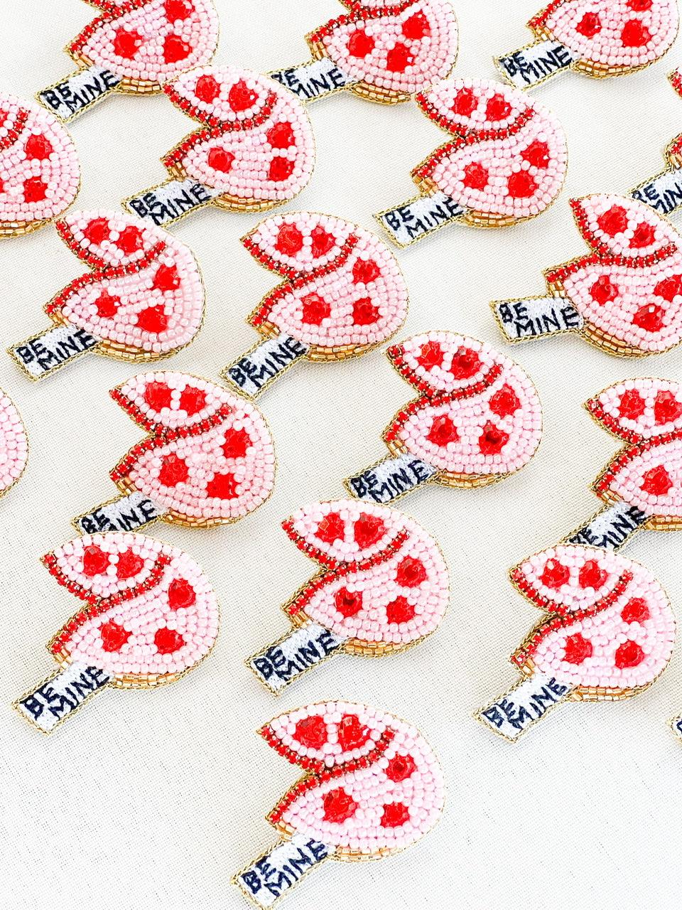 Be Mine Fortune Cookie Earrings - Dos Femmes