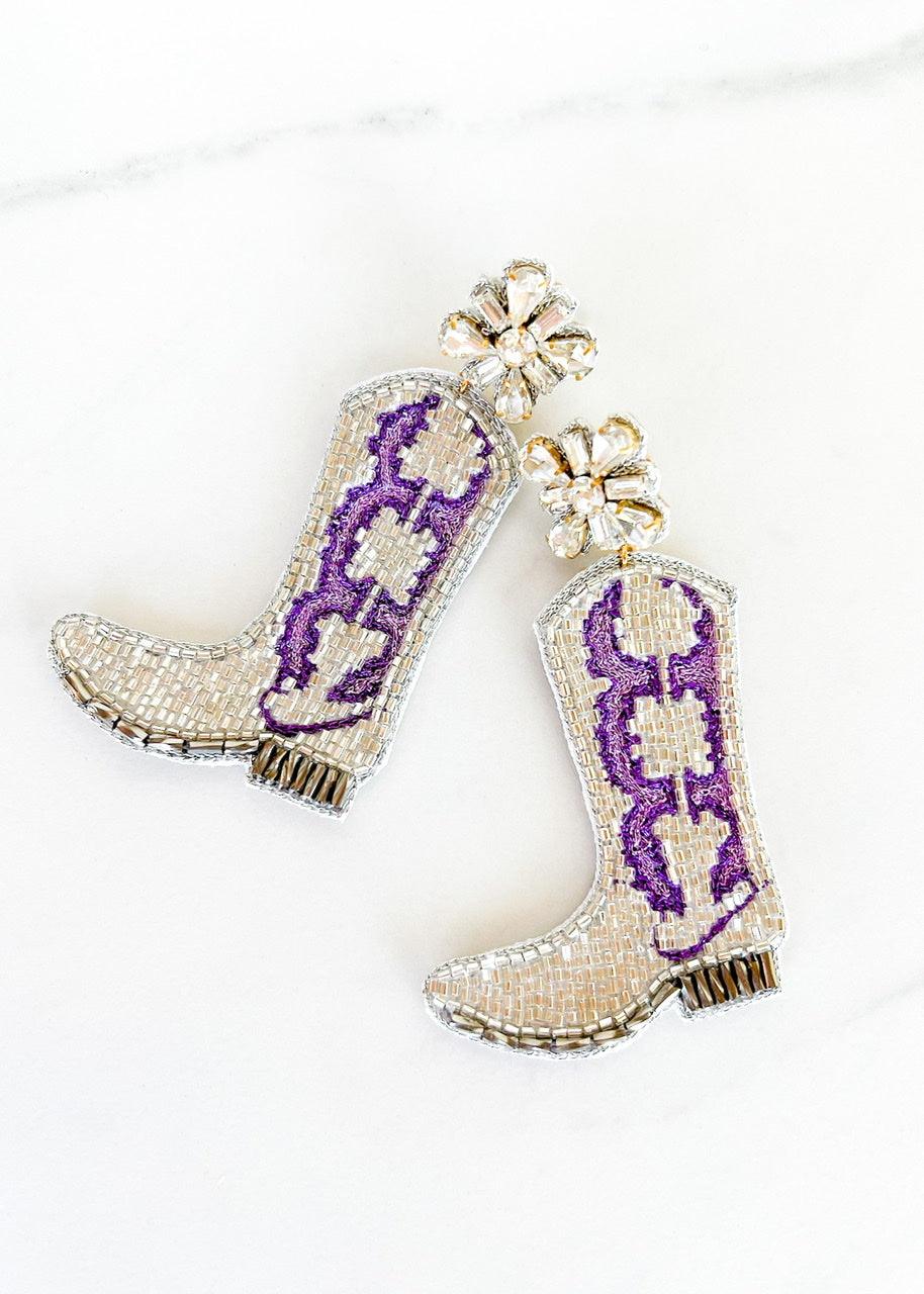 Carrie Boot Earrings - Dos Femmes