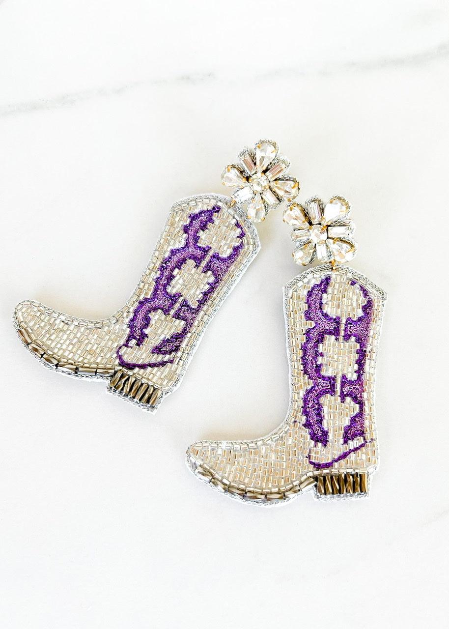 Carrie Boot Earrings - Dos Femmes