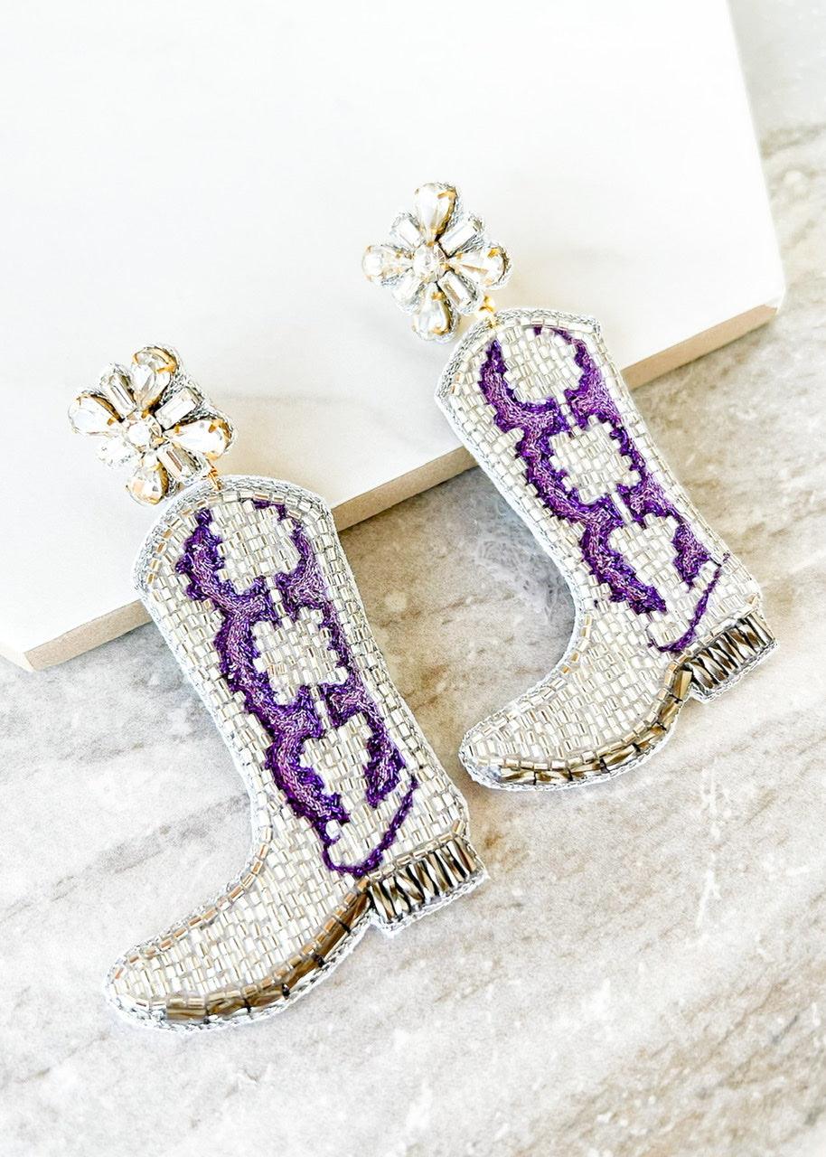 Carrie Boot Earrings - Dos Femmes