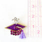 Congrats Grad Purple Earrings - Dos Femmes