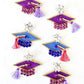 Congrats Grad Purple Earrings - Dos Femmes