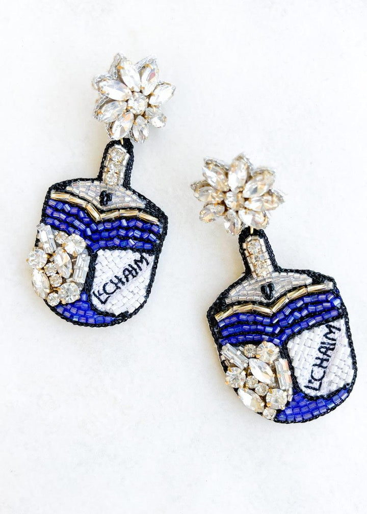 Dreidel Earrings - Dos Femmes