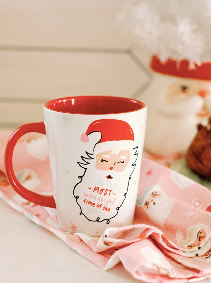 Most Wonderful Time Of Year Santa Mug
