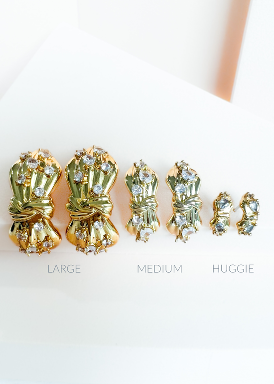 Signature Iridescent Knot Hoops