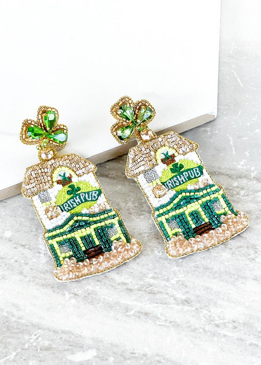 Irish Pub Earrings - Dos Femmes