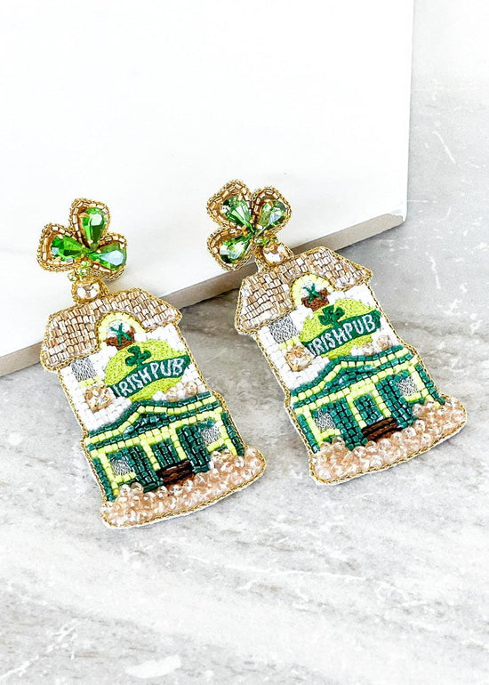 Irish Pub Earrings - Dos Femmes