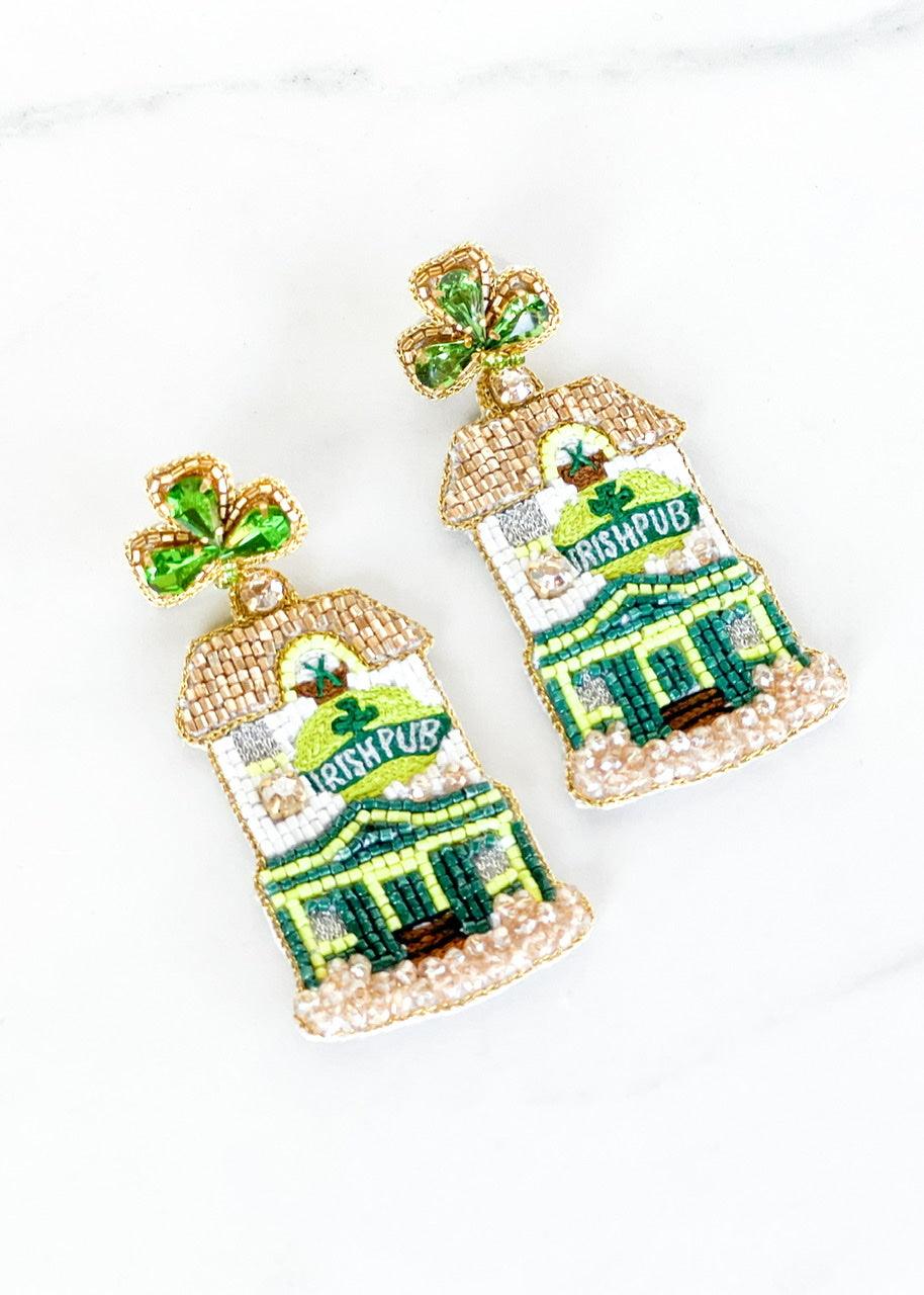 Irish Pub Earrings - Dos Femmes