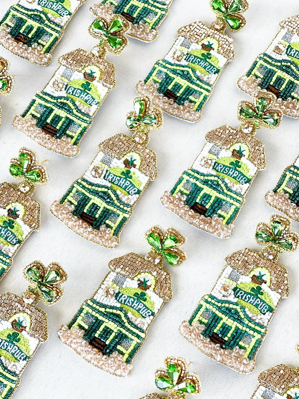 Irish Pub Earrings - Dos Femmes