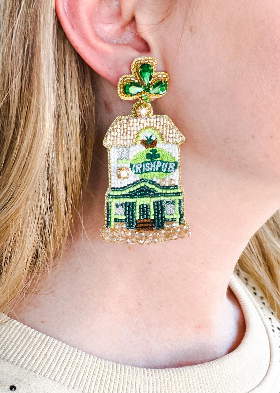 Irish Pub Earrings - Dos Femmes