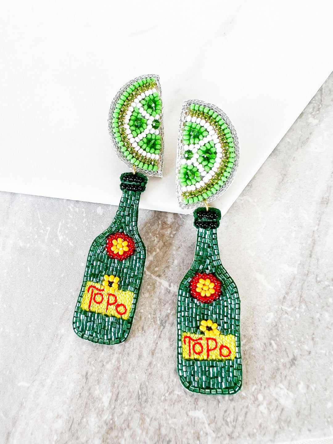Lime Earrings - Dos Femmes