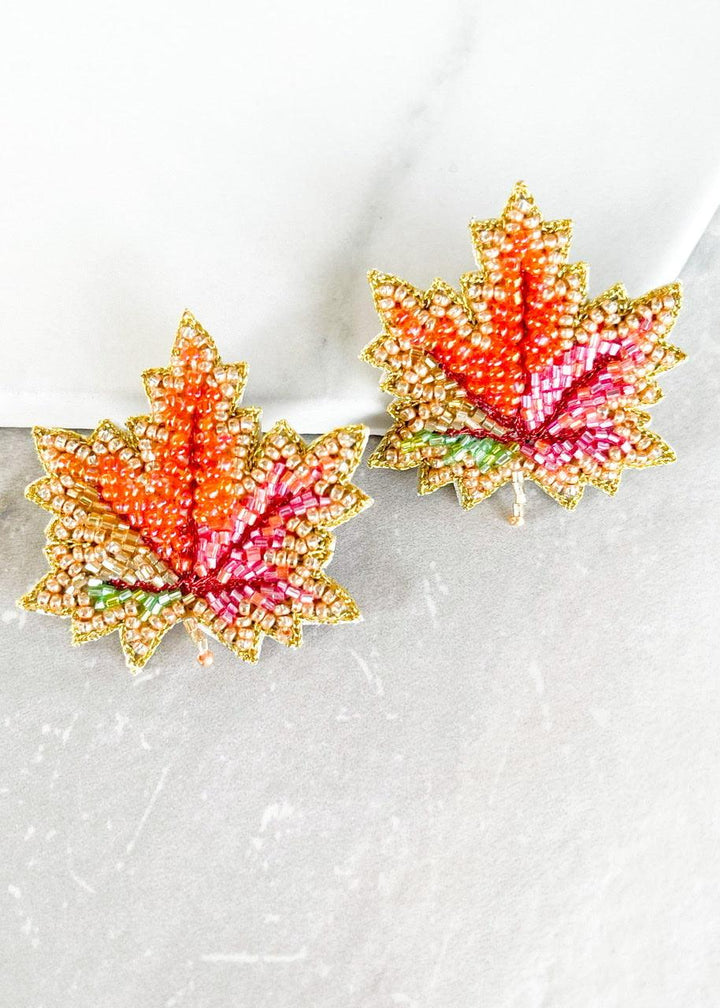 Maple Leaf Earrings - Dos Femmes