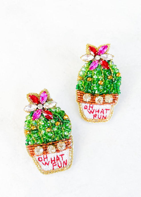 Oh What Fun Earrings - Dos Femmes