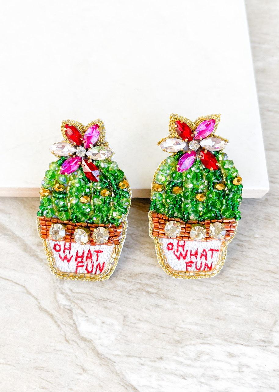 Oh What Fun Earrings - Dos Femmes