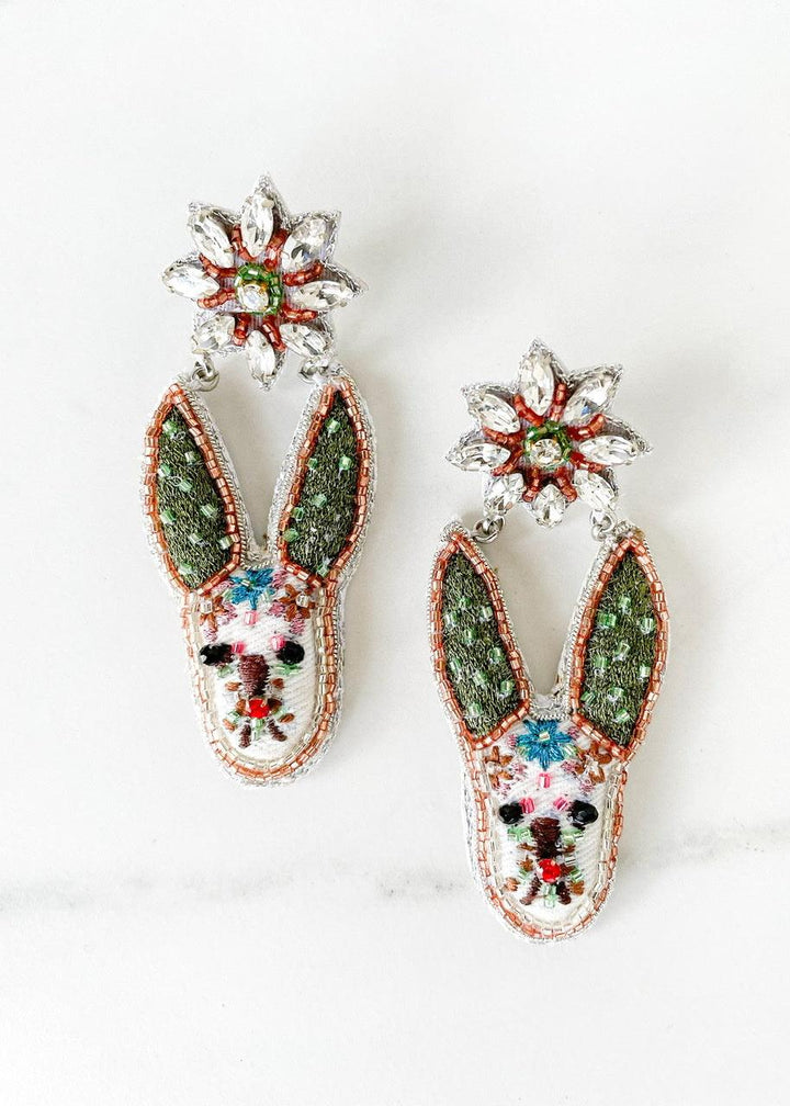 Peter Cottontail Earrings - Dos Femmes