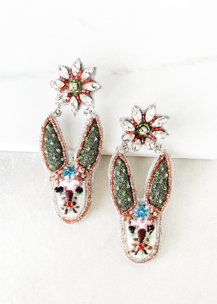 Peter Cottontail Earrings - Dos Femmes
