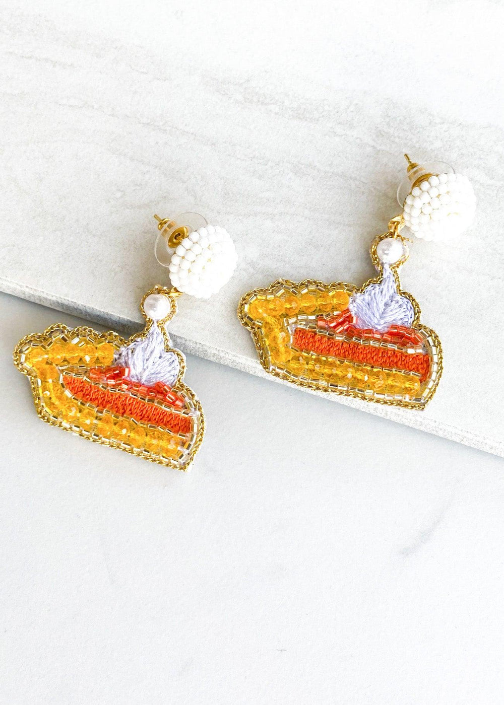 Pumpkin Pie Earrings - Dos Femmes