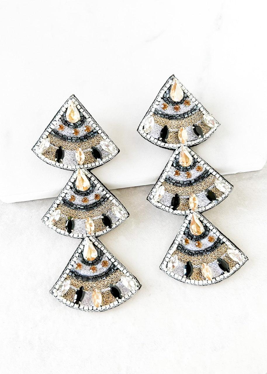 San Miguel 3 Tier Earrings - Dos Femmes