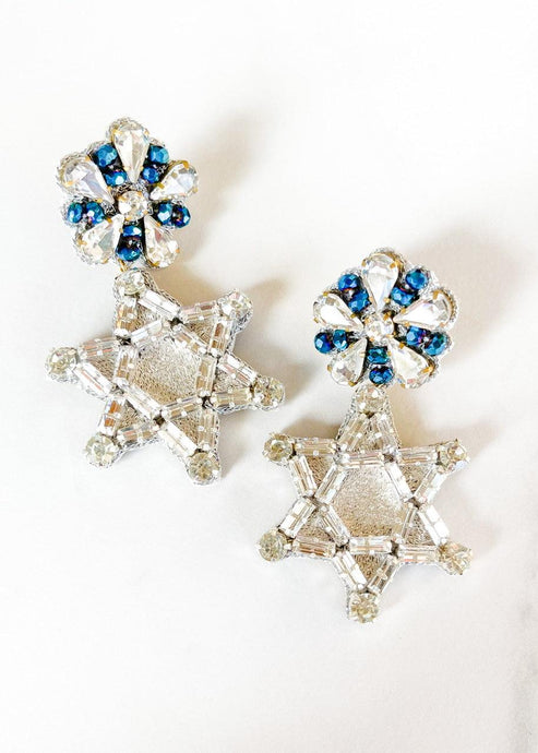 Star of David Earrings - Dos Femmes