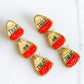 Trick or Treat Candy Corn Earrings - Dos Femmes