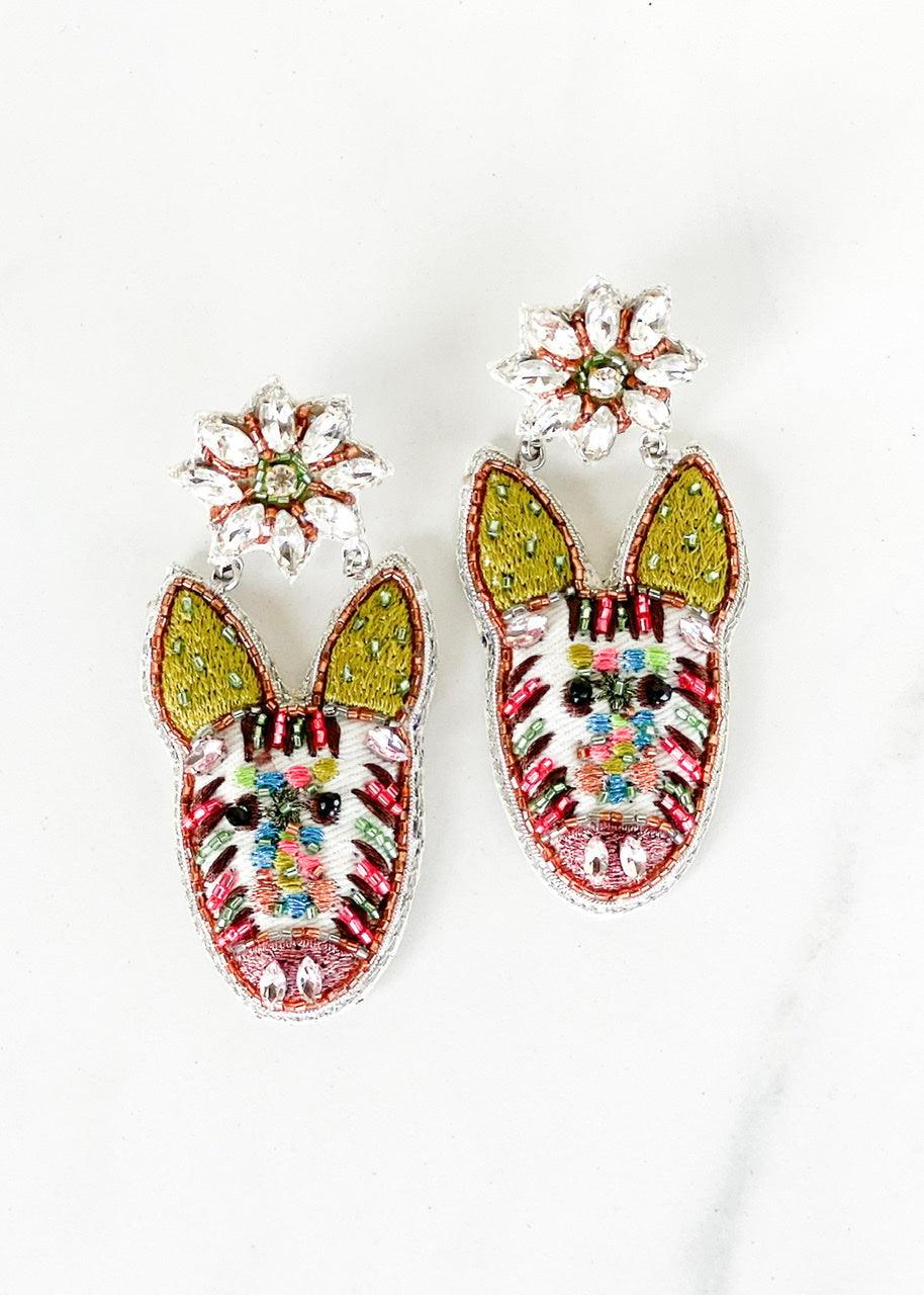 Ziggy Zebra Earrings - Dos Femmes