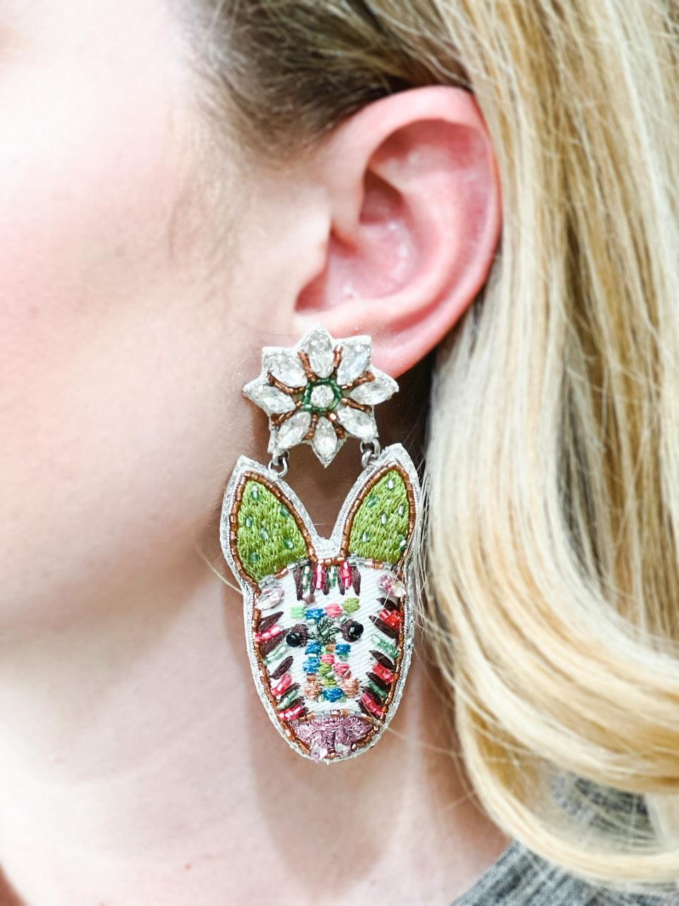 Ziggy Zebra Earrings - Dos Femmes