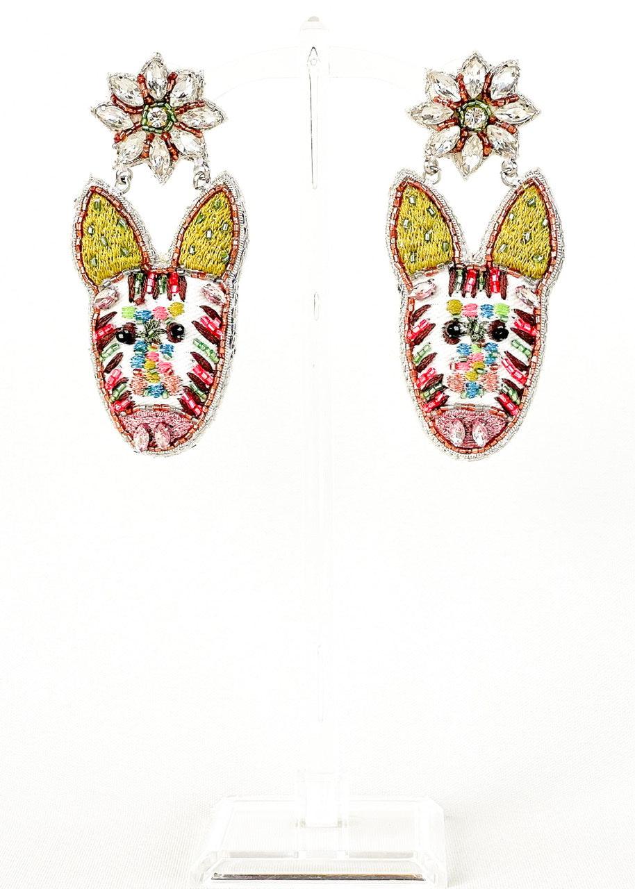 Ziggy Zebra Earrings - Dos Femmes
