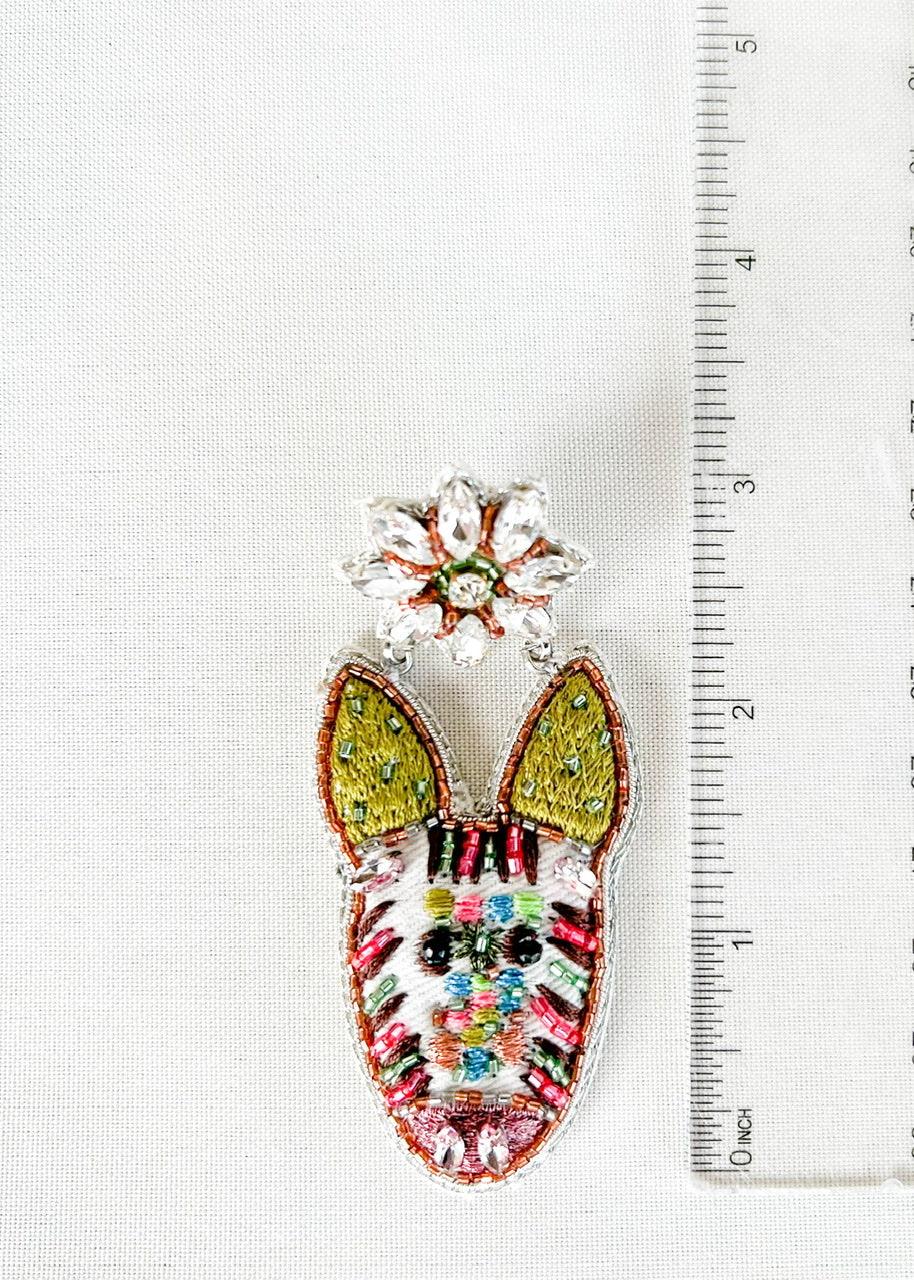 Ziggy Zebra Earrings - Dos Femmes